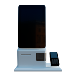 Base De Mesa Para K2 MINI Com Suporte Universal Para Pinpad - Imagem 3