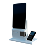 Base De Mesa Para K2 MINI Com Suporte Universal Para Pinpad - Imagem 4