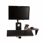 Suporte Monitor, Minipc, Leitor de Código de Barras, Teclado e Mouse para Parede