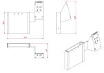 Suporte Para K2 MINI De Parede Com Suporte Universal Para Pinpad - Imagem 2