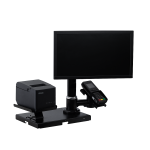 Suporte para Monitor, Máquina de Cartão e Impressora Com Regulagem