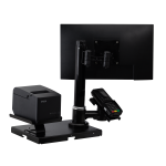 Suporte para Monitor, Máquina de Cartão e Impressora Com Regulagem - Imagem 2